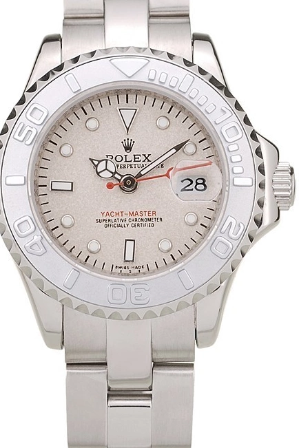 Good Copy Rolex Watches Beige Master Bezel Yacht Silver Dial Rolex 0730